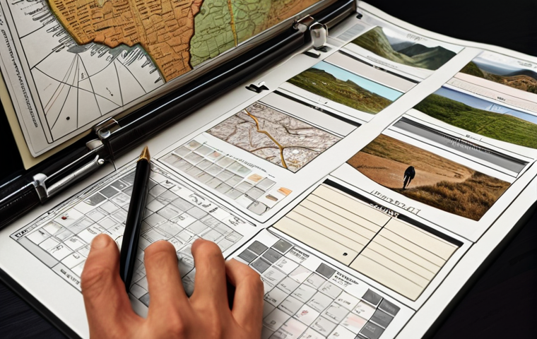 Image Prompt 1: The Meticulous Journey Planner**