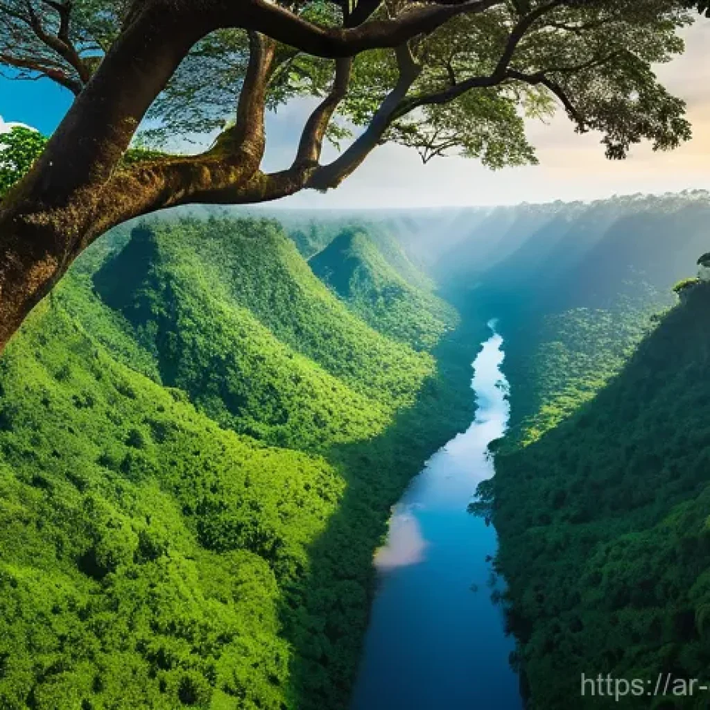 콩고 공화국의 환경 문제 및 대처 방안 - **Prompt for the pristine beauty of the Congo:**
"A stunning, wide-angle shot capturing the unto...